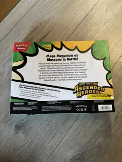 Pokemon TCG Mega Meganium ex Box Mega Evolution Ascended Heroes - New Sealed - Image 2
