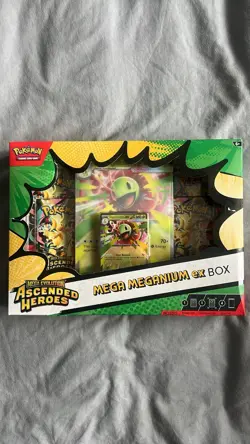 Pokemon TCG Mega Meganium ex Box Mega Evolution Ascended Heroes - New Sealed - Image 2