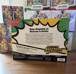 Pokemon TCG Ascended Heroes Mega Meganium EX box Brand New Factory Sealed - Image 2