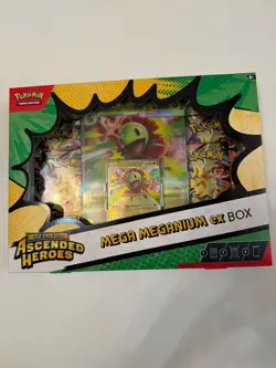 Pokemon TCG Ascended Heroes Mega Meganium Ex Box - Sealed Brand New - Image 1