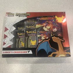 Pokemon TCG: Celebrations Collection Lance's Charizard V Collection Box - Image 1