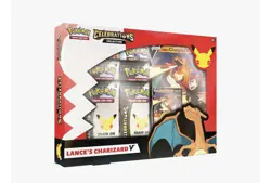 Pokemon TCG Celebrations Collection Lance's Charizard V Box 820650101625 - Image 1