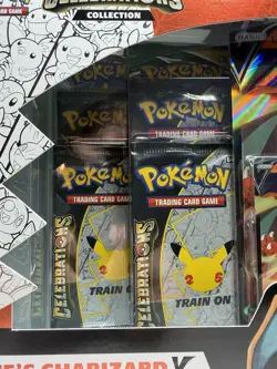 Pokemon TCG Celebrations Collection Lance's Charizard V Box LOT OF 4 Sealed 820650101625 - Image 2