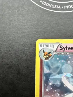 Pokemon Card TCG Sylveon 72/111 XY Furious Fists Cracked Ice Holo Rare 2014 DMG - Image 2