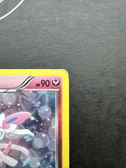 Pokemon Card TCG Sylveon 72/111 XY Furious Fists Cracked Ice Holo Rare 2014 DMG - Image 3