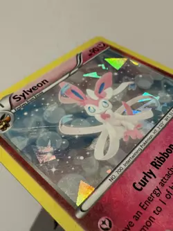 Pokemon TCG Sylveon 72/111 XY Furious Fists Cracked Ice Holo Rare 2014 LP- - Image 3