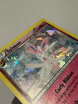 Pokemon TCG Sylveon 72/111 XY Furious Fists Cracked Ice Holo Rare 2014 LP- - Image 4