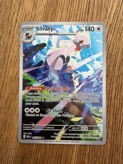 Silvally 095/084 Illustration Rare Pitch Black Pokemon Holo Near Mint - Image 1