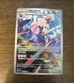 Silvally 095/084 Me05: Pitch Black Holo Full Art Illustration Rare NM Pokemon - Image 1