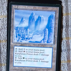 Magic: The Gathering Karplusan Forest Ice Age Regular Rare Land English - Image 1