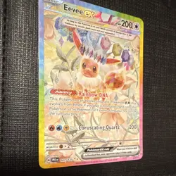 Eevee ex 167/131 Prismatic Evolutions SIR Full Art Holo HP200 - Image 2