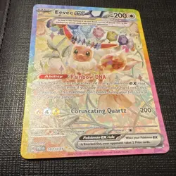 Eevee ex 167/131 Prismatic Evolutions SIR Full Art Holo HP200 - Image 3