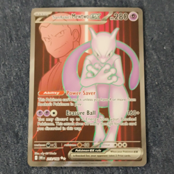 Team Rocket's Mewtwo ex 213/182 Sv10 Destined Rivals Ultra Rare Full Art Holo - Image 1