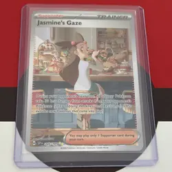 Pokemon TCG SV08 Surging Sparks Jasmine's Gaze 245/191 SIR Holo ENG 2024 - Image 1