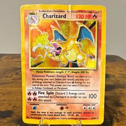Wizards of the Coast Charizard 4/102 Base Set Holo Rare Eng 120 HP 1999-DM - Image 1