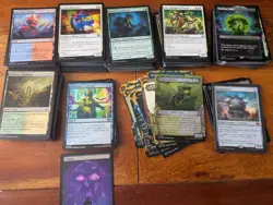 Magic The Gathering Bulk 400 Cards Inc Rare, Mythic, Foil & Full Art Mix Sets - Image 1