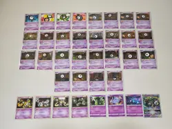 Pokemon UNOWN 36 Cards - Japanese [COMPLETED SET + extra] - Image 1