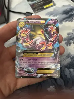 Pokemon TCG M Mega Alakazam EX Card 26/124 Fates Collide - Image 1
