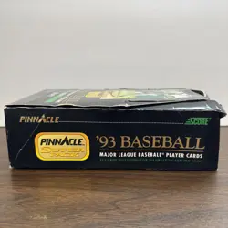 RARE 1993 Pinnacle Baseball Series 2 Box 24 Sealed Super Packs Jeter Rookie Auc4 - Image 3