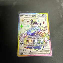 Pokemon Terapagos ex 165 Full Art Holo Black Star Promo SVP - Image 1