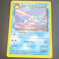 Pokemon TCG Dark Golduck 37/82 Team Rocket Unlimited Regular Rare 60HP - Image 1