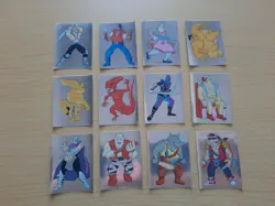 Panini 1996 TMNT - Teenage Mutant Hero Turtles - COMPLETE foil poster stickers - Image 1