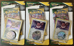 Pokemon TCG Evolving Skies Checklane Blister Pack Eevee Promo SEALED Lot of 3 - Image 1