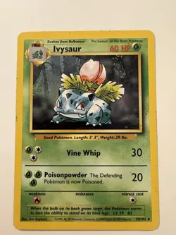 Pokemon TCG Ivysaur Base Set 1999 📦 Free Delivery📦 - Image 1