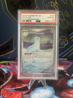 Pokemon TCG Mega Evolution Phantasmal Flames Dewgong #97 PSA10 - Image 1