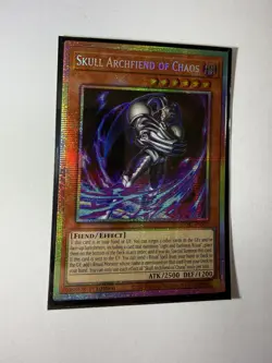 Yugioh CORI-002 Skull Archfiend Of Chaos Starlight Rare - Image 1