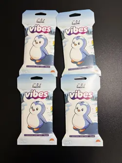 Pudgy Penguins Series 3 Vibes TCG Booster Pack + Promo New Sealed Lot of 4 - Image 3