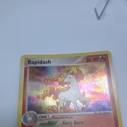 Pokemon TCG Rapidash 13/112 EX FireRed & LeafGreen Reverse Holo Rare 2004 HP - Image 2