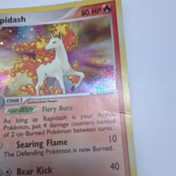 Pokemon TCG Rapidash 13/112 EX FireRed & LeafGreen Reverse Holo Rare 2004 HP - Image 3