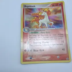Pokemon TCG Rapidash 13/112 EX FireRed & LeafGreen Reverse Holo Rare 2004 HP - Image 4