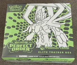 Pokemon TCG: Mega Evolution-Perfect Order Pokemon Center Elite Trainer Box - Image 1
