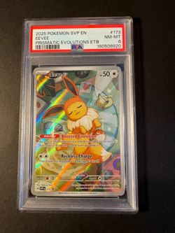 2025 Pokemon Eevee 173 SV: Scarlet & Violet Promo Cards Promo Holo PSA 8 - Image 1