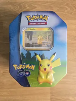 Pokemon TCG Pokemon GO Tin Pikachu Promo - NEW & FACTORY SEALED - Image 1