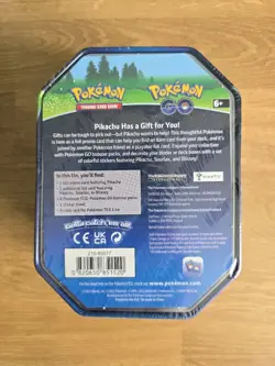 Pokemon TCG Pokemon GO Tin Pikachu Promo - NEW & FACTORY SEALED - Image 2
