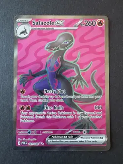 Pokemon TCG Salazzle ex 101/088 Ultra Rare Full Art Holo Perfect Order NM - Image 1