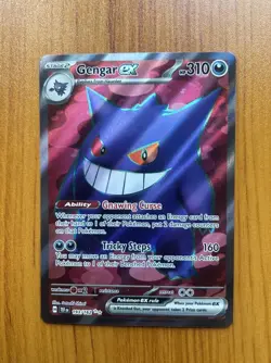 Gengar EX 193/162 Ultra Rare Full Art Temporal Forces NM Pokemon TCG - Image 1