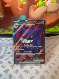 Gengar EX - 193/162 - Temporal Forces - Pokemon TCG Card NM Full Art Ultra Rare - Image 1