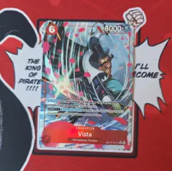 One Piece TCG Vista OP16-011 Treasure Rare Alt Art SR Full Art English NM - Image 1