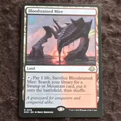MTG - Bloodstained Mire - 0216 - Modern Horizons 3 - Rare - Image 1