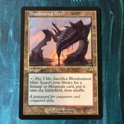 Bloodstained Mire - Retro Frame - Modern Horizons 3 MH3 - NM - MTG Fetch Land - Image 1