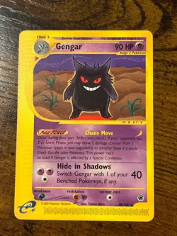 Pokemon 2002 TCG Gengar 48/165 Expedition Base Set Non-Holo Rare LP - Image 1