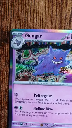 Pokemon TCG Gengar 094/165 SV: Scarlet & Violet 151 Rare Holo English 2023 - Image 2