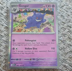 Gengar 094/165 SV: Scarlet & Violet 151 Holo Rare Pokemon TCG English - Image 1