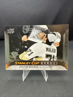 2025-26 Black Diamond Evgeni Malkin Stanley Cup Heroes Exquisite Collection - Image 1