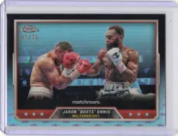 2024 Topps Chrome Boxing Jaron "Boots" Ennis Black Refractor /10 - Image 1