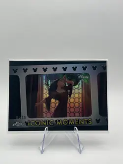 TANGLED 2025 Topps Chrome Disney Iconic Moments Mother Knows Best Black #1/10 - Image 1